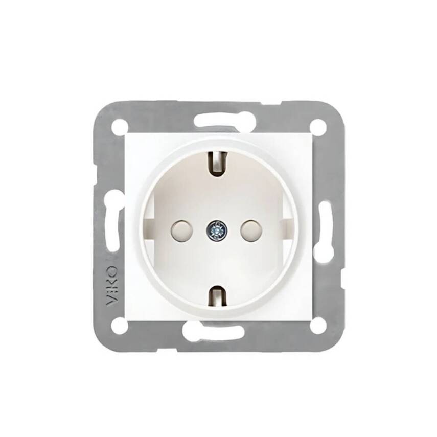 Viko Karre Priz, 12 Adet, Çocuk Korumalı, Çerçevesiz, Dayanıklı, Beyaz - 2