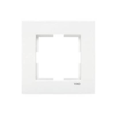 Viko Karre Priz Çerçeve, 24 Adet, Tekli, Yatay, Dayanıklı, Şık, Beyaz - 2