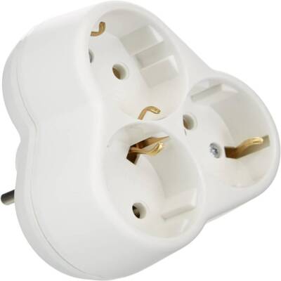Viko Yonca Priz, 3lü, Şık ve Dayanıklı Tasarım, Beyaz - 4