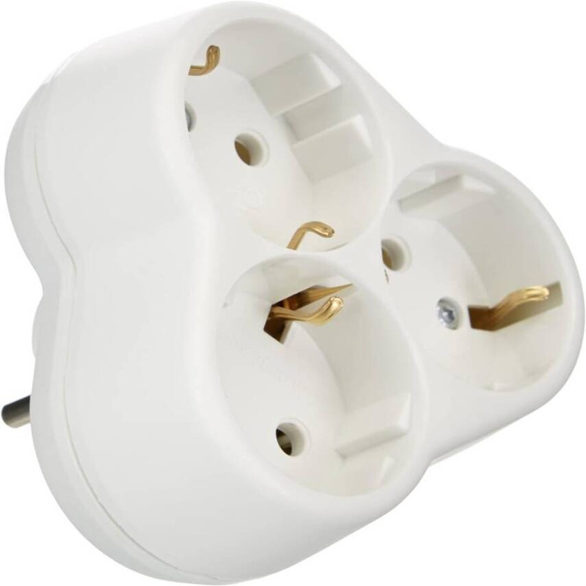 Viko Yonca Priz, 3lü, Şık ve Dayanıklı Tasarım, Beyaz - 4