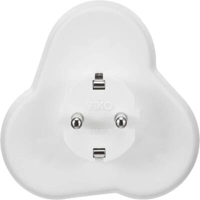 Viko Yonca Priz, 3lü, Şık ve Dayanıklı Tasarım, Beyaz - 5