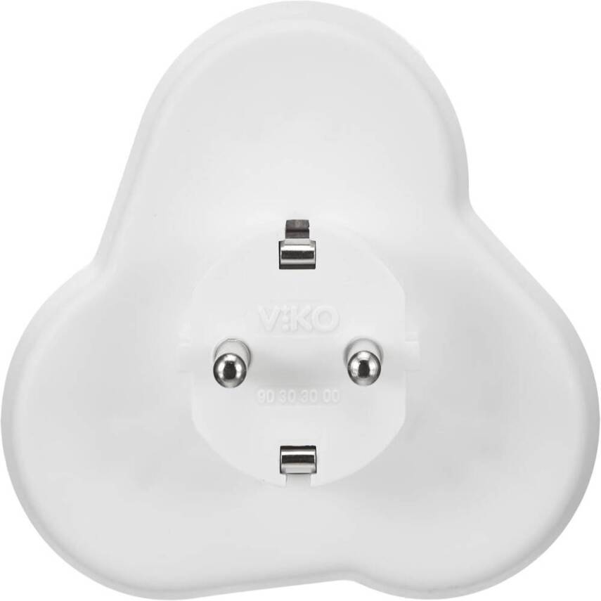 Viko Yonca Priz, 3lü, Şık ve Dayanıklı Tasarım, Beyaz - 5