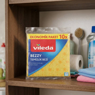 Vileda Bez, Bezzy Temizlik Bezi, 10' lu Paket, Dayanıklı, Uzun Ömürlü - 3
